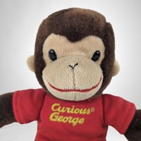 Vintage Curious George Plush Doll: Classic Stuffed Animal
