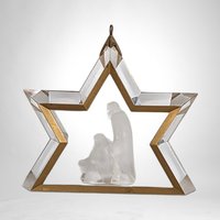 1988 Hallmark Miniature Creche Acrylic Ornament - A Nativity in Miniature