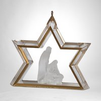 1988 Hallmark Miniature Creche Acrylic Ornament - A Nativity in Miniature