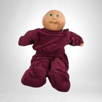 Vintage Cabbage Patch Preemie Doll, 1980s Soft Sculpture Doll, Collectible Doll, Adoption Papers, Gift for Collector