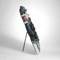 Charming Vintage Resin Snowman Picture Frame: A Frosty Keepsake for Memories