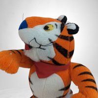 Vintage 1997 Tony the Tiger Cereal Plush Doll: The Iconic Cereal Mascot