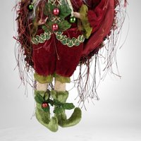 Charming Vintage Fairy Santa Ornament: Timeless Holiday Elegance