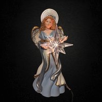 1991 Hallmark Keepsake Angel of Light Tree Topper - Vintage Holiday Elegance