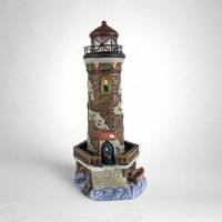 1993 Santa's Workbench Stoney Brook Lighthouse: Timeless Holiday Illumination