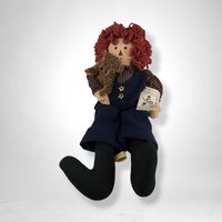 Vintage 25" Country Creations by Donna Andy Doll - Handcrafted Collectible