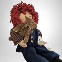 Vintage 25" Country Creations by Donna Andy Doll - Handcrafted Collectible