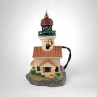 Vintage 1998 Hallmark Keepsake Lighthouse Greetings Flashing Light Ornament