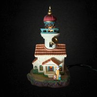 Vintage 1998 Hallmark Keepsake Lighthouse Greetings Flashing Light Ornament