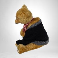 Carousel Vintage Professor Bear with Glasses, Signed Collectible
