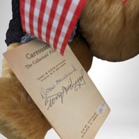 Carousel Vintage Professor Bear with Glasses, Signed Collectible