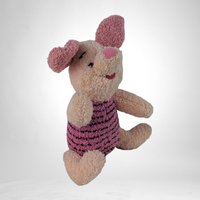 Vintage 90s Non-Working Talking Piglet Plush Doll: Collectible Stuffed Animal