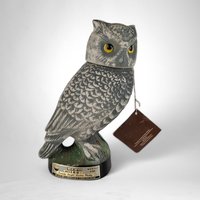 1979 Jim Beam Screech Owl Empty Decanter - Vintage Collectible for Whiskey Enthusiasts and Decor Connoisseurs