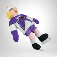 Vintage Plush Miss Piggy NHL Hockey