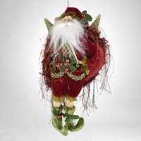 Charming Vintage Fairy Santa Ornament: Timeless Holiday Elegance