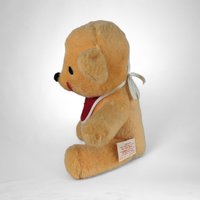Vintage 1960s Walt Disney Winnie the Pooh Plush Toy, 8.5" Tall, Classic Pooh Bear, Collectible Disney Plush