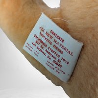 Vintage 1960s Walt Disney Winnie the Pooh Plush Toy, 8.5" Tall, Classic Pooh Bear, Collectible Disney Plush