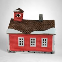 1986 Dept. 56 "Red Schoolhouse" - New England Village Collectible