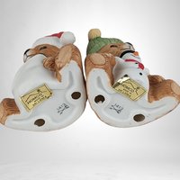 Vintage Homco January and December Bears 1413: Collectible Holiday Figurines