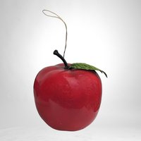Set of 10 Vintage Apple Ornaments - Timeless Elegance for Festive Delight