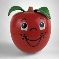 Vintage Fisher Price Happy Apple Roly Poly Musical Toy - Classic Childhood Melodies