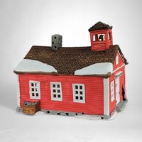 1986 Dept. 56 "Red Schoolhouse" - New England Village Collectible