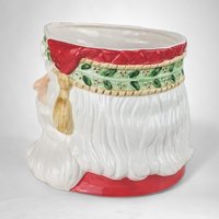 1991 Caffco House of Lloyd Simply Santa Head Candy Bowl/Planter