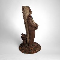 1987 Tom Clark Hollow Horn Bear Sculpture | Cairn Studios | Native American Art |  Western Decor | Collectible Figurine | 12 Inches