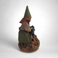 1990 Tom Clark Mum 10 1/2" Gnome Sculpture - Whimsical Vintage Collectible
