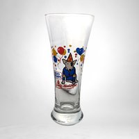 Vintage 1987 Bud Light Spuds MacKenzie Beer Glass - Nostalgic Collectible for Brew Enthusiasts!