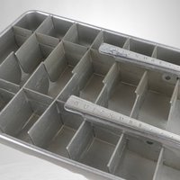 Vintage Frigidaire Double Aluminum Ice Cube Tray