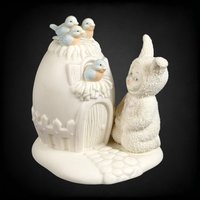 1999 Dept. 56 Snowbunnies 'Guests Are Always Welcome' - Charming Collectible Figurine