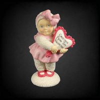 2002 Dept. 56 Snowbabies 'Greetings From Thy Valentine' Figurine - Adorable Collectible for Love and Celebration