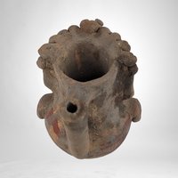 Vintage Clay Vessel | Moche Inspired Design | Ancient Art Style | Unique Decor | History Buff Gift