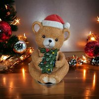 Whimsical Vintage Ceramic Rotating Bear Music Box - Nostalgic Melodies