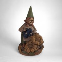 1990 Tom Clark Mum 10 1/2" Gnome Sculpture - Whimsical Vintage Collectible