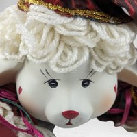 Vintage House of Lloyd Felicity Lamb Plush Shelf Sitter