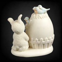 1999 Dept. 56 Snowbunnies 'Guests Are Always Welcome' - Charming Collectible Figurine