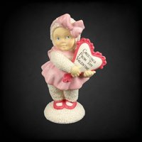2002 Dept. 56 Snowbabies 'Greetings From Thy Valentine' Figurine - Adorable Collectible for Love and Celebration