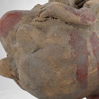 Vintage Clay Vessel | Moche Inspired Design | Ancient Art Style | Unique Decor | History Buff Gift