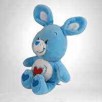 Adorable 2004 Care Bear Cousins Swift Heart Rabbit 9" Plush Toy