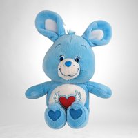 Adorable 2004 Care Bear Cousins Swift Heart Rabbit 9" Plush Toy