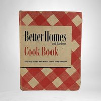 Vintage 1947 Better Homes and Gardens Cookbook | 13th Printing | Retro Recipes | Kitchen Decor