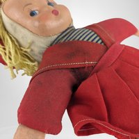 Fair Condition 1920s Sawdust Sailor Girl Doll