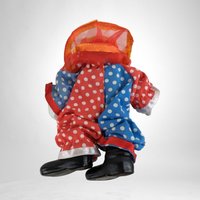 Vintage Winking Ceramic Circus Clown Doll | 6" Tall | Whimsical Collectible Figurine