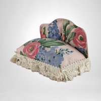 Vintage Loveseat Sachet Pin Cushion Dollhouse Furniture