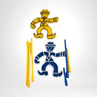 1969 Ideal Hang On Harvey Game, Missing a Couple of Pegs