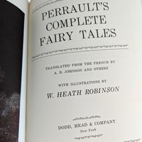 1961 Perrault's Complete Fairy Tales, Charles Perrault Hardcover Book