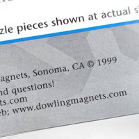 Vintage 1999 Conexions 11x11 Magnetic Puzzle with 150 Unique Die-Cut Shapes