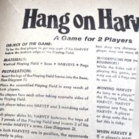 1969 Ideal Hang On Harvey Game, Missing a Couple of Pegs